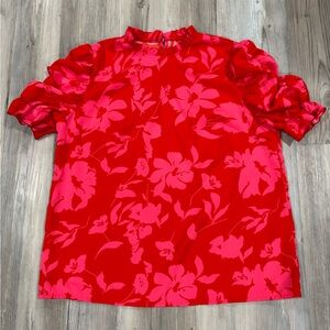 Shein Floral Top Size Large
